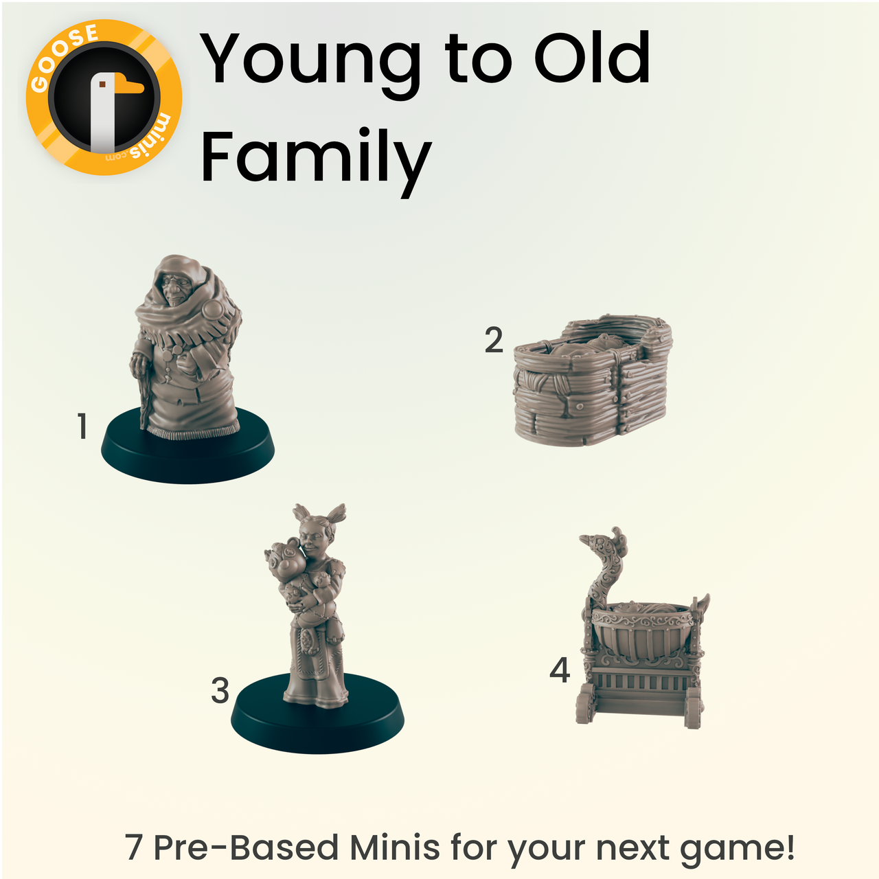 Young to Old Family - Ec3d | Villagers | Everyday Follk