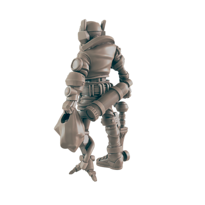 Amputee traveller. Cyberpunk Citizen - Ec3d