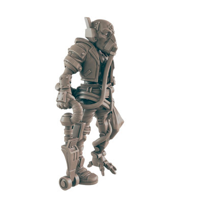 Amputee traveller. Cyberpunk Citizen - Ec3d