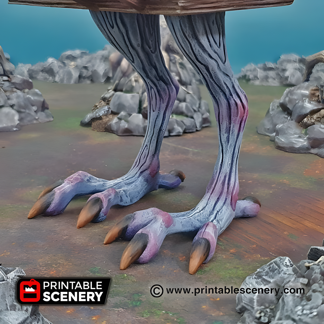 Baba Yagas Cottage. Shadowfey Wilds, 15mm, 28mm, 32mm - Printable Scenery