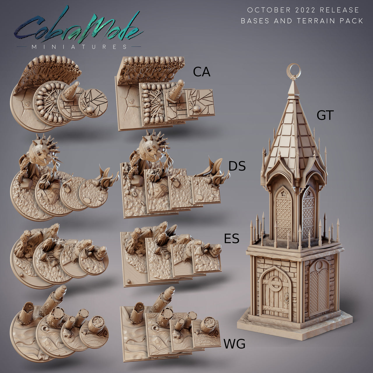 October Miniature Bases - CobraMode