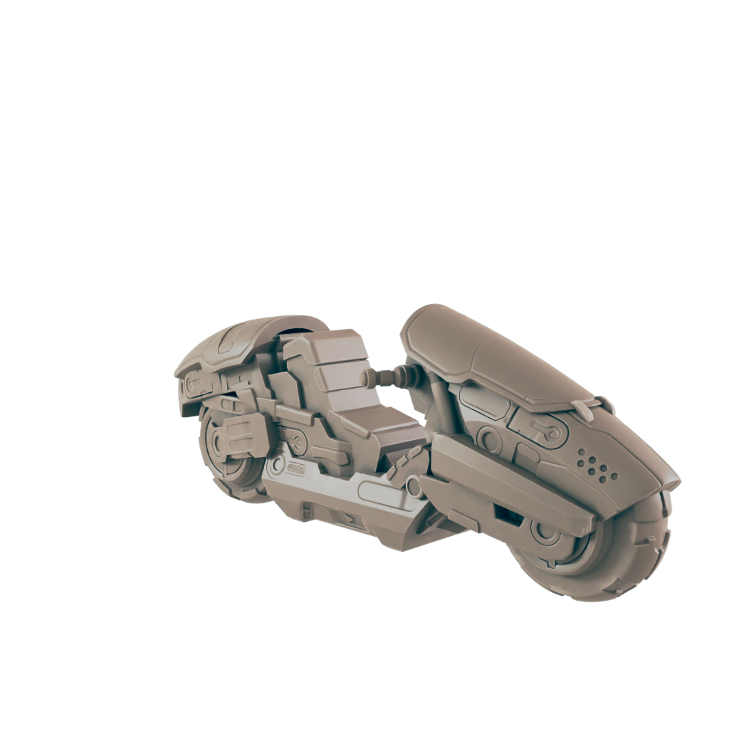 Road Ripper. Cyberpunk Bike - Ec3d