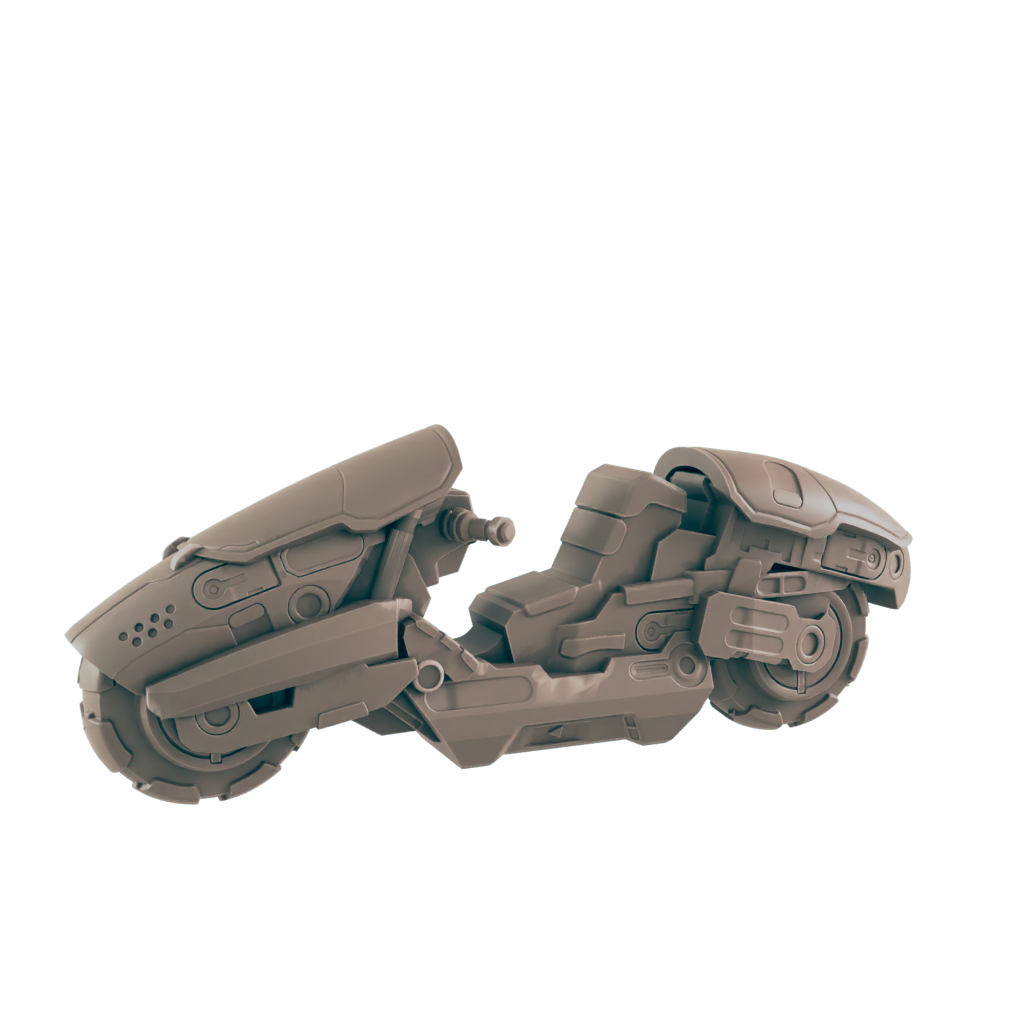 Road Ripper. Cyberpunk Bike - Ec3d