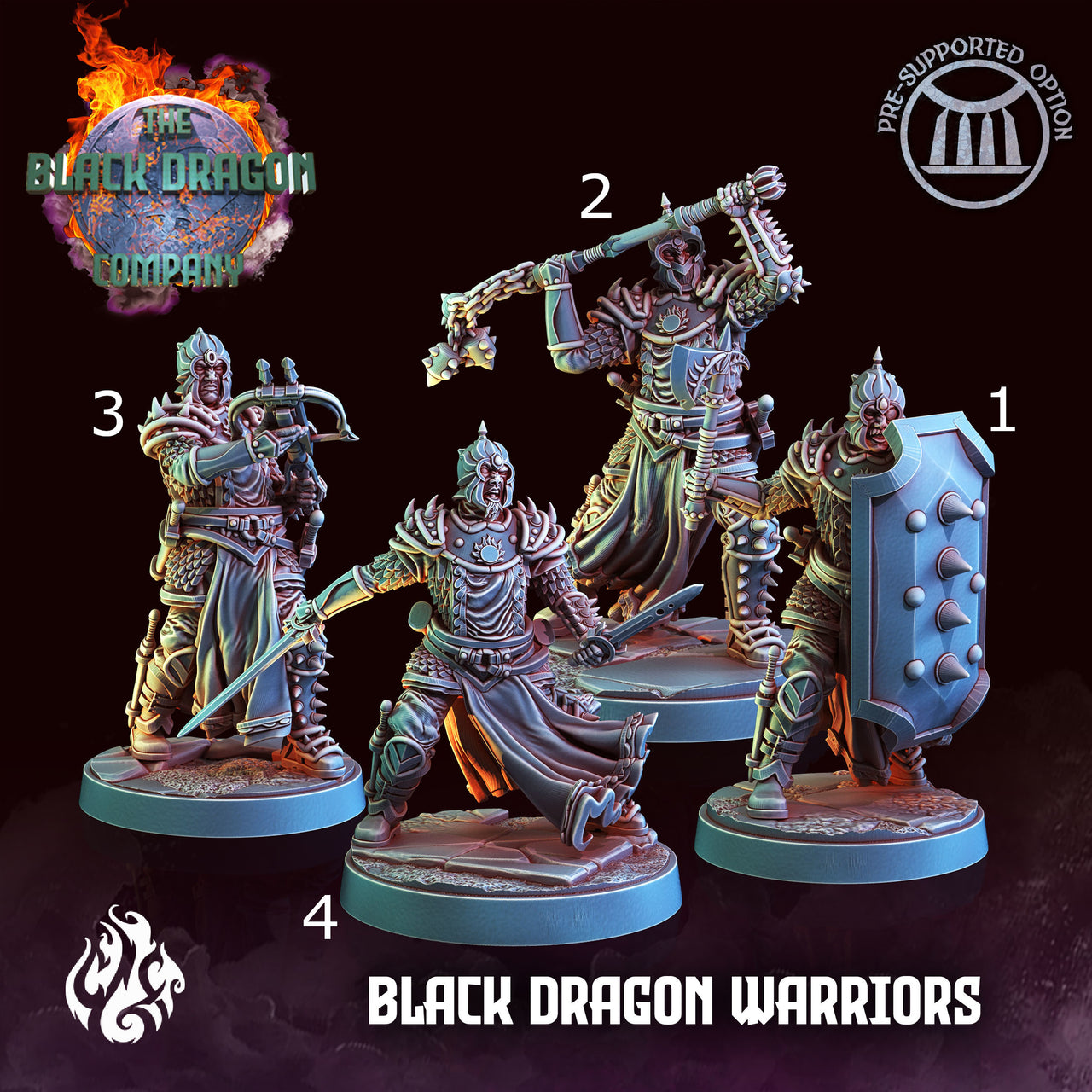 Black Dragon Warriors - Crippled God Foundry