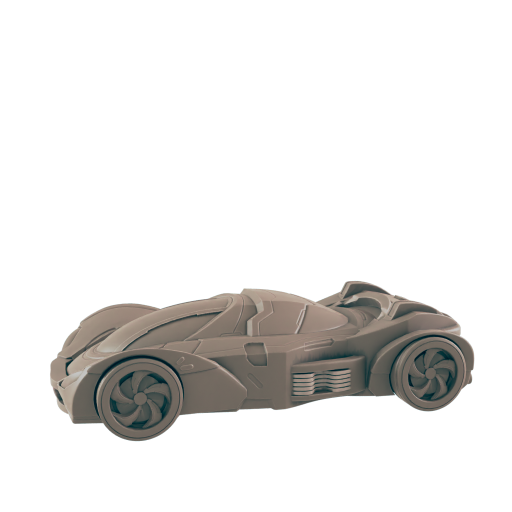 The Dart Car. Cyberpunk Race Car - Ec3d