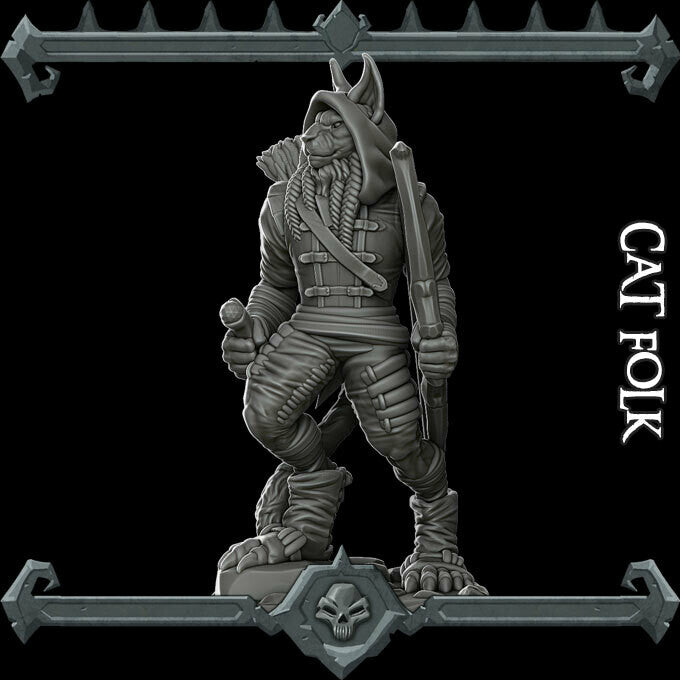 Cat-folk Archer - Rocket Pig Games