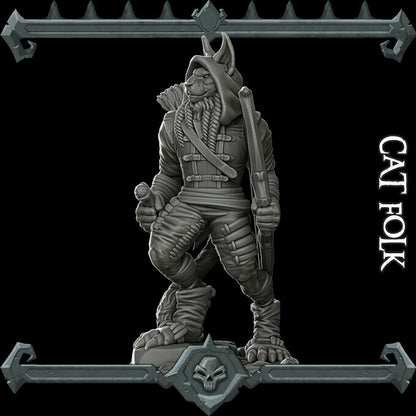 Cat-folk Archer - Rocket Pig Games