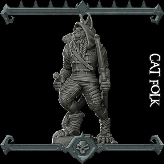 Cat-folk Archer - Rocket Pig Games