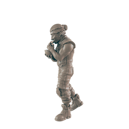 Noodle Eater. Cyberpunk Civilian - Ec3d