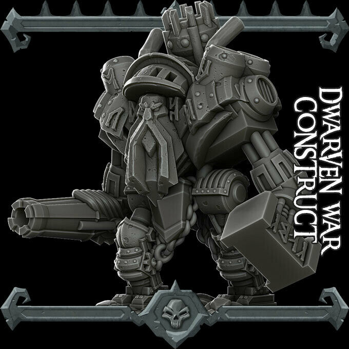 Dwarven War Construct. Dwarf Mech - Rocket Pig Games