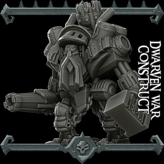 Dwarven War Construct. Dwarf Mech - Rocket Pig Games