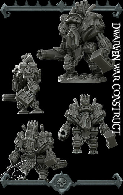Dwarven War Construct. Dwarf Mech - Rocket Pig Games