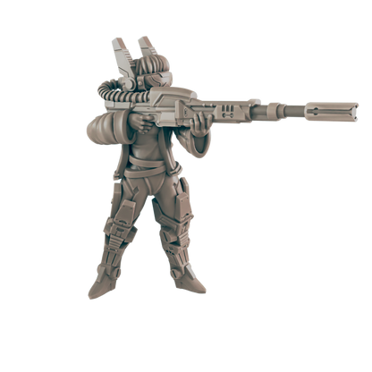 Sniper. Cyberpunk Sharpshooter - Ec3d