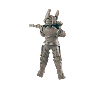 Sniper. Cyberpunk Sharpshooter - Ec3d
