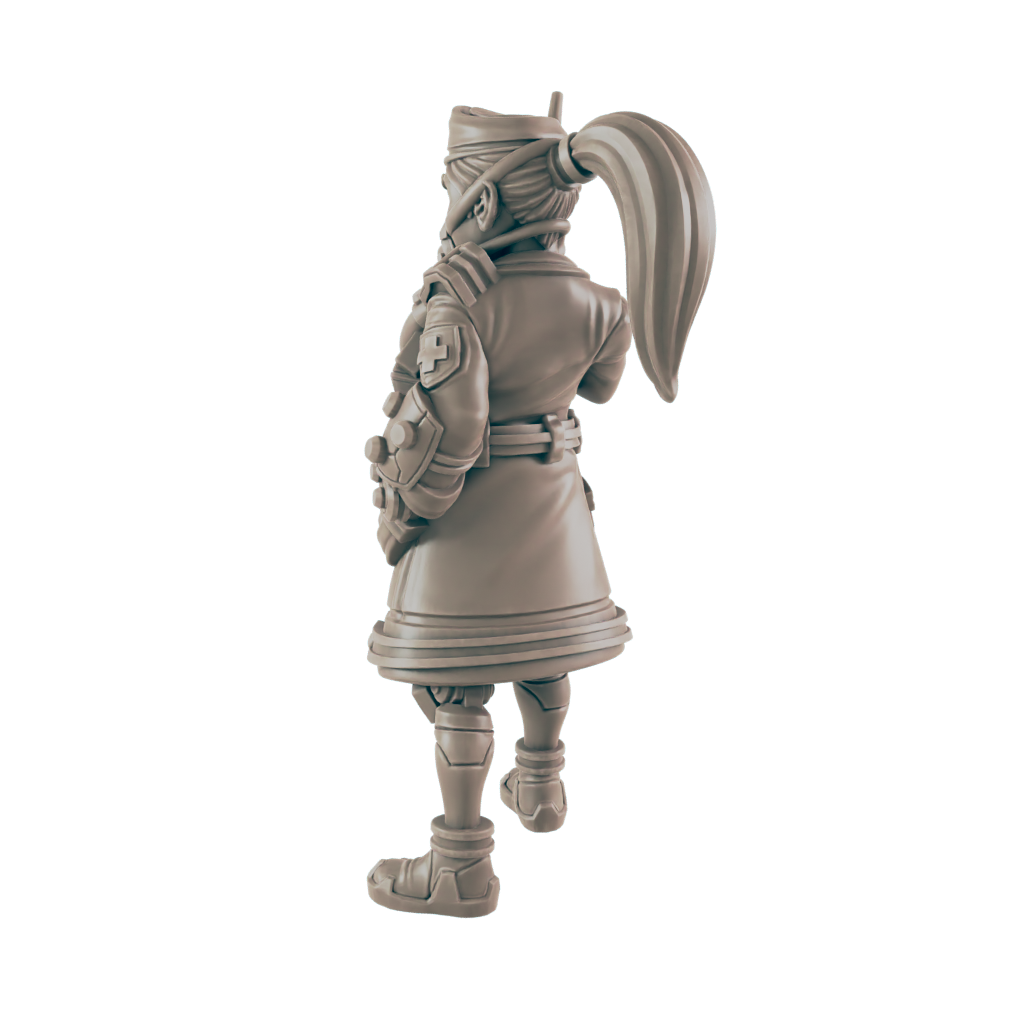 Nurse Feel Good. Cyberpunk Doctor - Ec3d