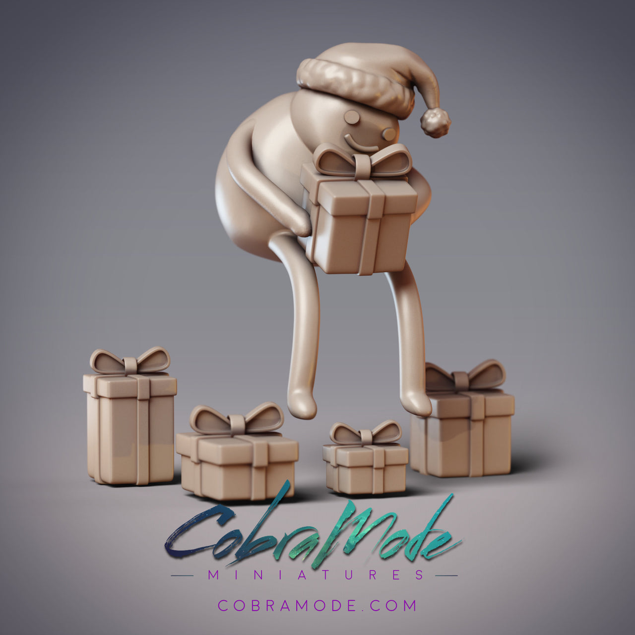 Forg Santa. Weird little frog Saint Nick - CobraMode