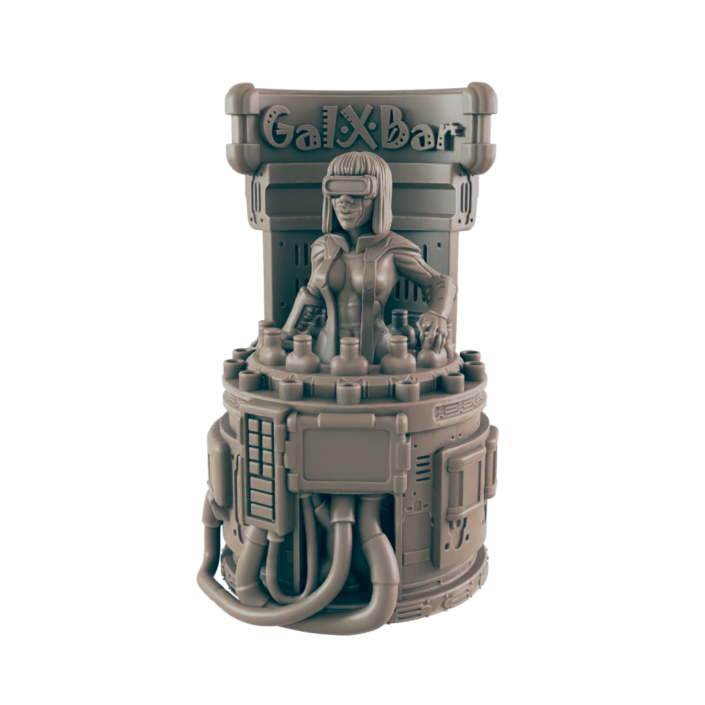 Bal Bar. Robot Bartender - Ec3d