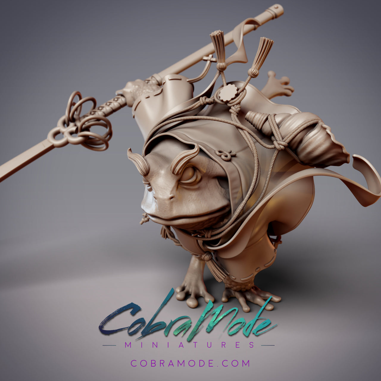 Numakai Priest Ganmaru. Giant Toadfolk Monk - CobraMode