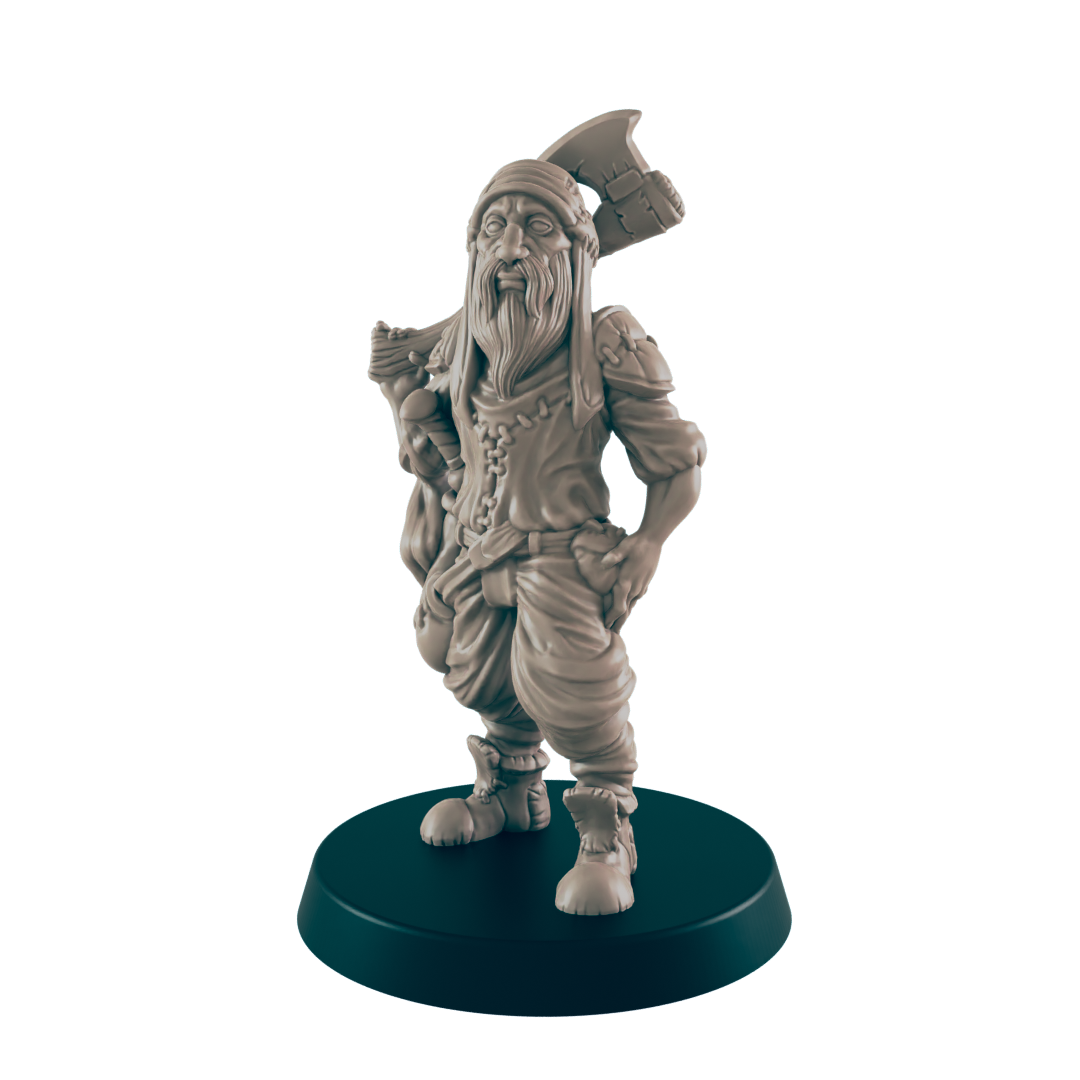 Human Male Woodcutter - Ec3d