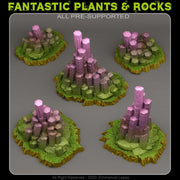 Witcher Crystal Stones Scatter Terrain - Fantastic Plants and Rocks