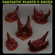 Stones From Hell Scatter Terrain - Fantastic Plants and Rocks