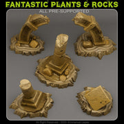 Stargate Ruins Scatter Terrain - Fantastic Plants and Rocks