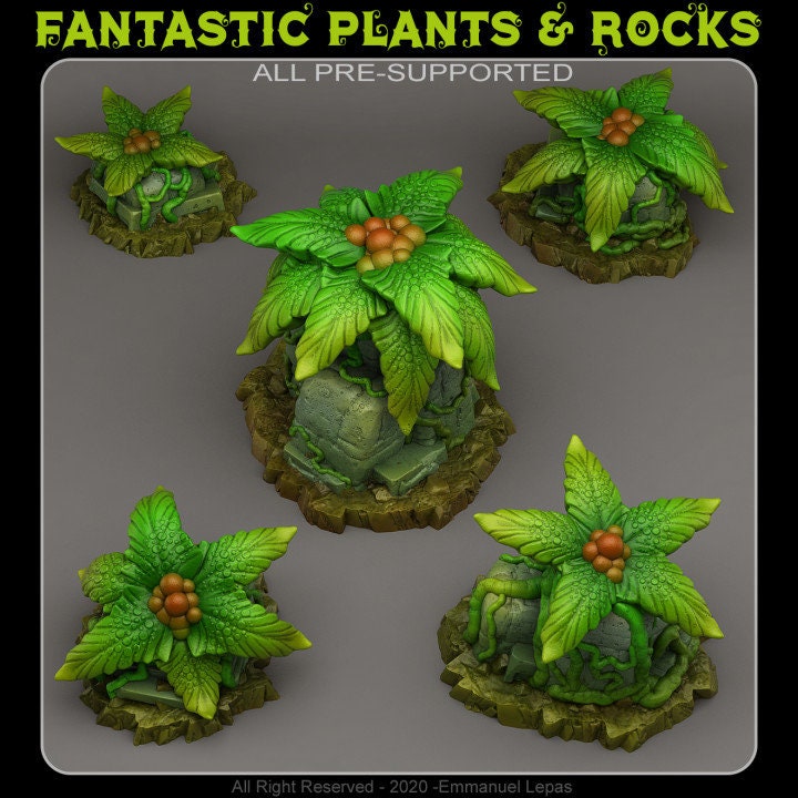 Giant Nettle Scatter Terrain - Fantastic Plants and Rocks