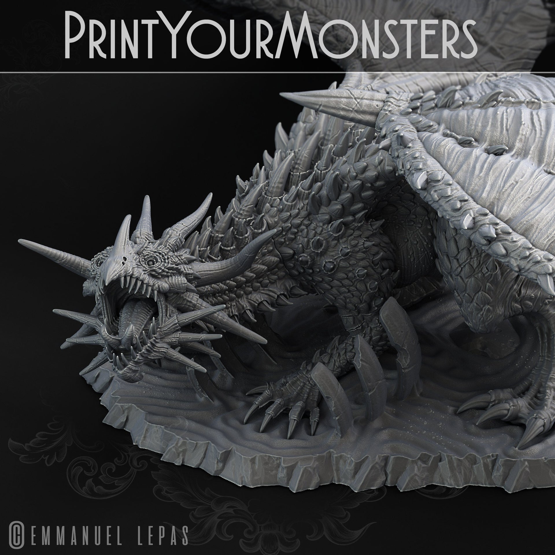 Desert Dragon - Print Your Monsters
