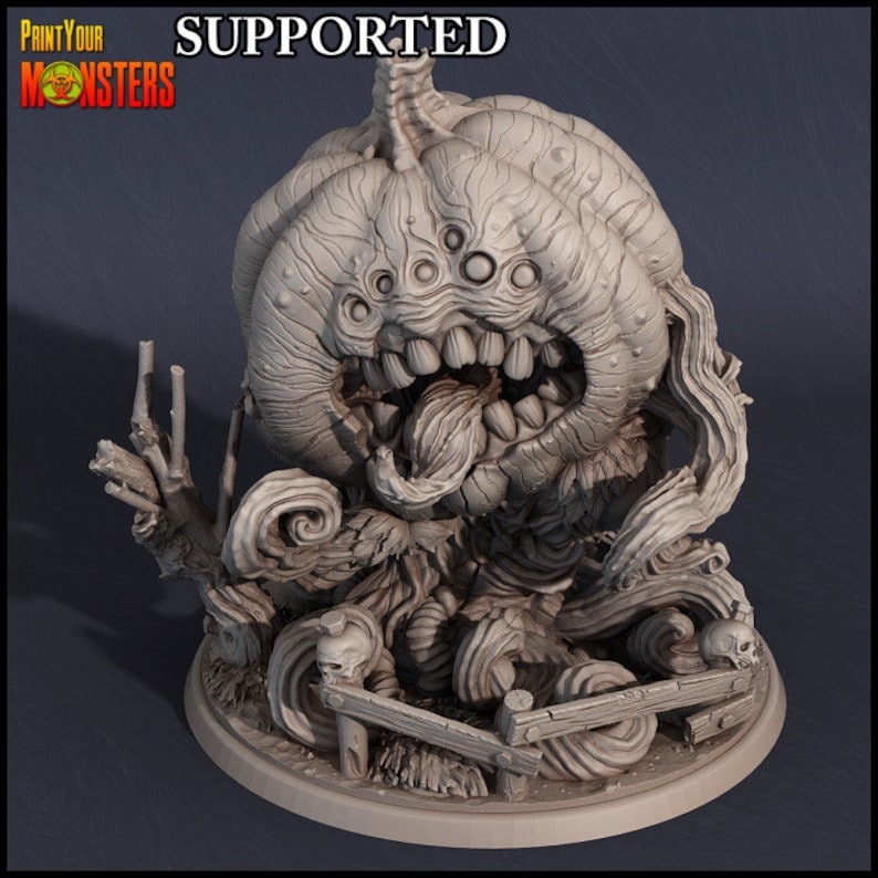 Giant Pumpkin Monster - Print Your Monsters