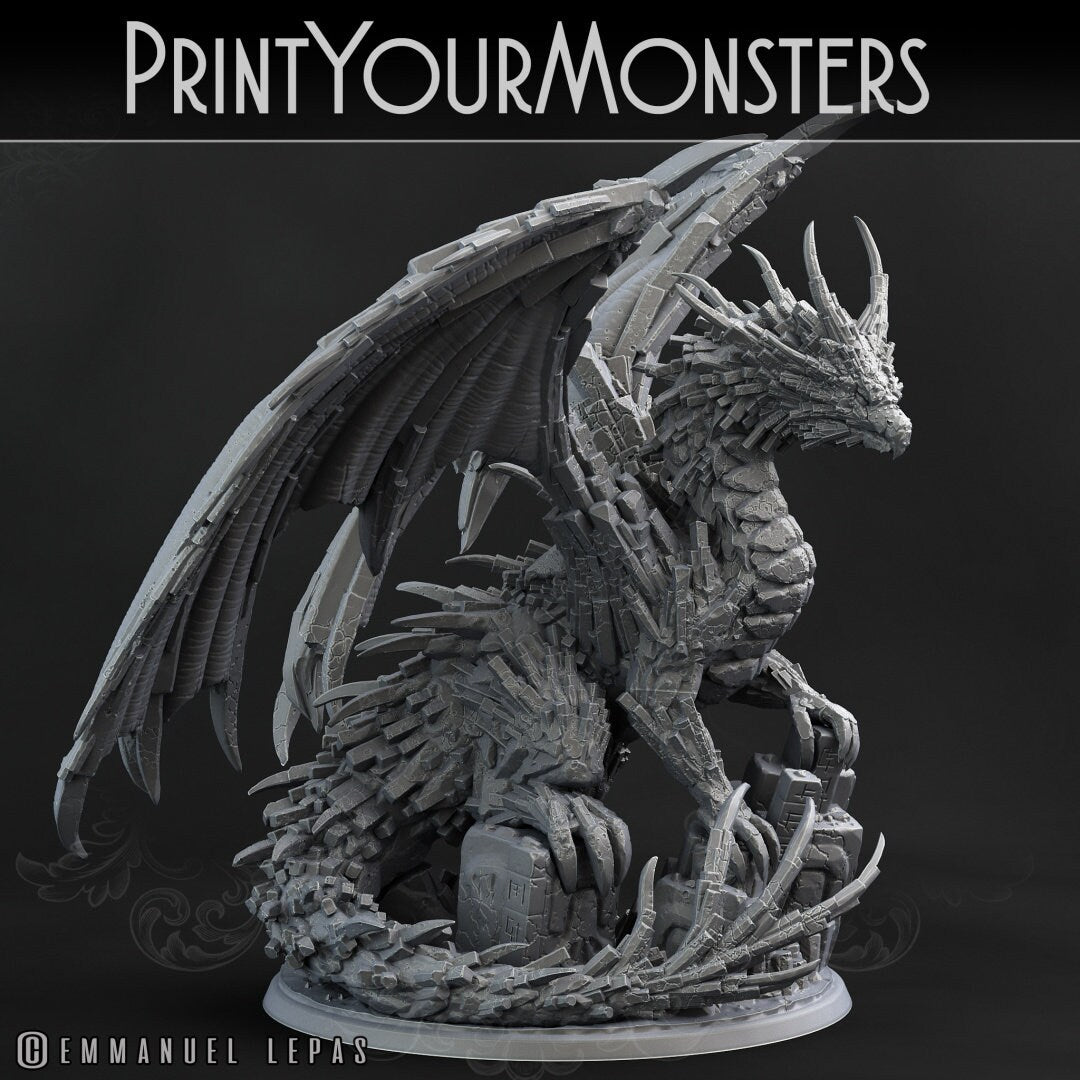 Basalt Dragon - Print Your Monsters