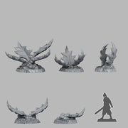 Giant Holly Scatter Terrain - Fantastic Plants and Rocks