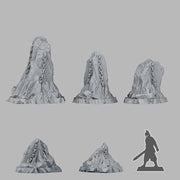 Old Hell Rocks Scatter Terrain - Fantastic Plants and Rocks