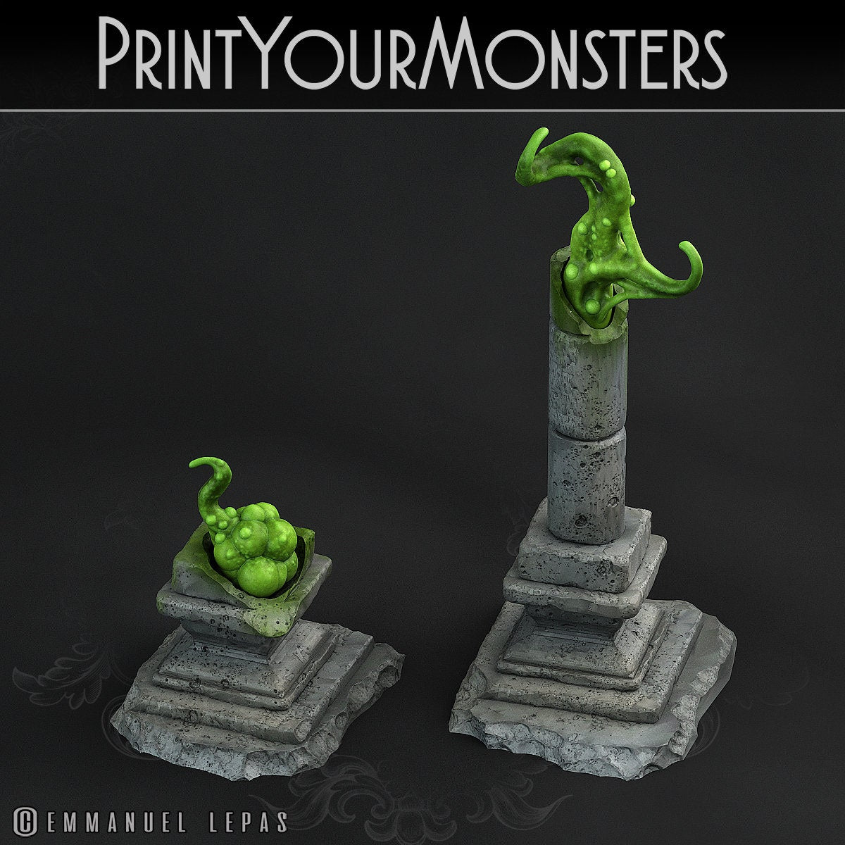 Evil Ooze Terrain - Print Your Monsters