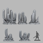 Poisonous Cactus Scatter Terrain - Fantastic Plants and Rocks