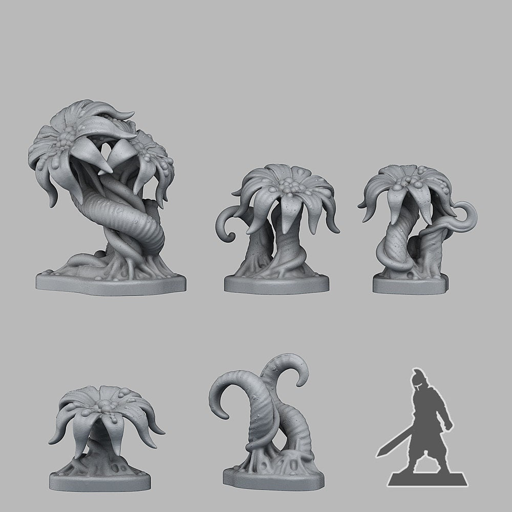 Swamp Flowers Scatter Terrain - Fantastic Plants and Rocks