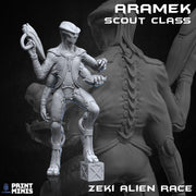 Zeki Alien Scout, Aarmek - Print Minis