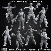 Modular District Army - Print Minis