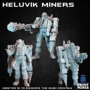 Heluvik Miners - Print Minis