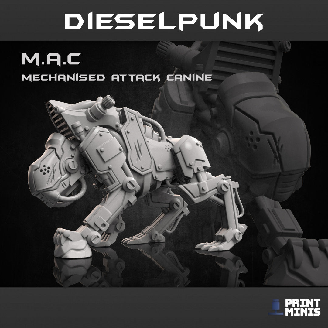 Mechanized Attack Canine - Print Minis