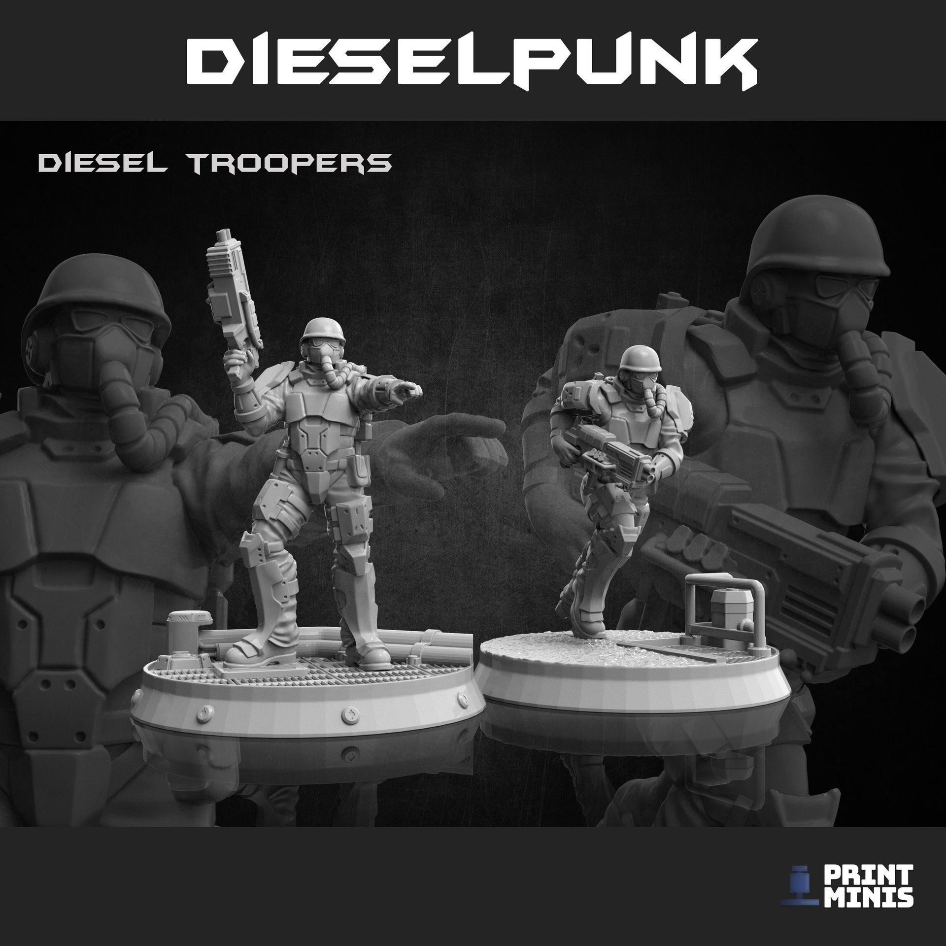Volk Troopers - Print Minis