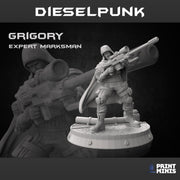 Dieselpunk Heroes - Print Minis