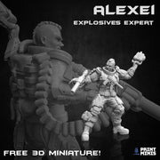 Explosive Expert Alexei - Print Minis