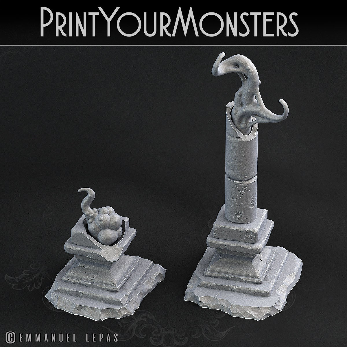 Evil Ooze Terrain - Print Your Monsters