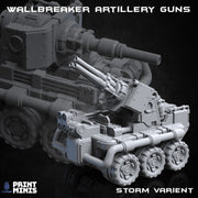 Wallbreaker Artillery Guns - Print Minis