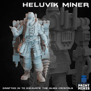 Heluvik Miners - Print Minis