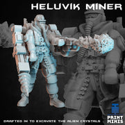 Heluvik Miners - Print Minis