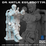 Lead Scientist, Dr Katla Egilsdottir - Print Minis