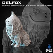 Delfox Snow Creature - Print Minis