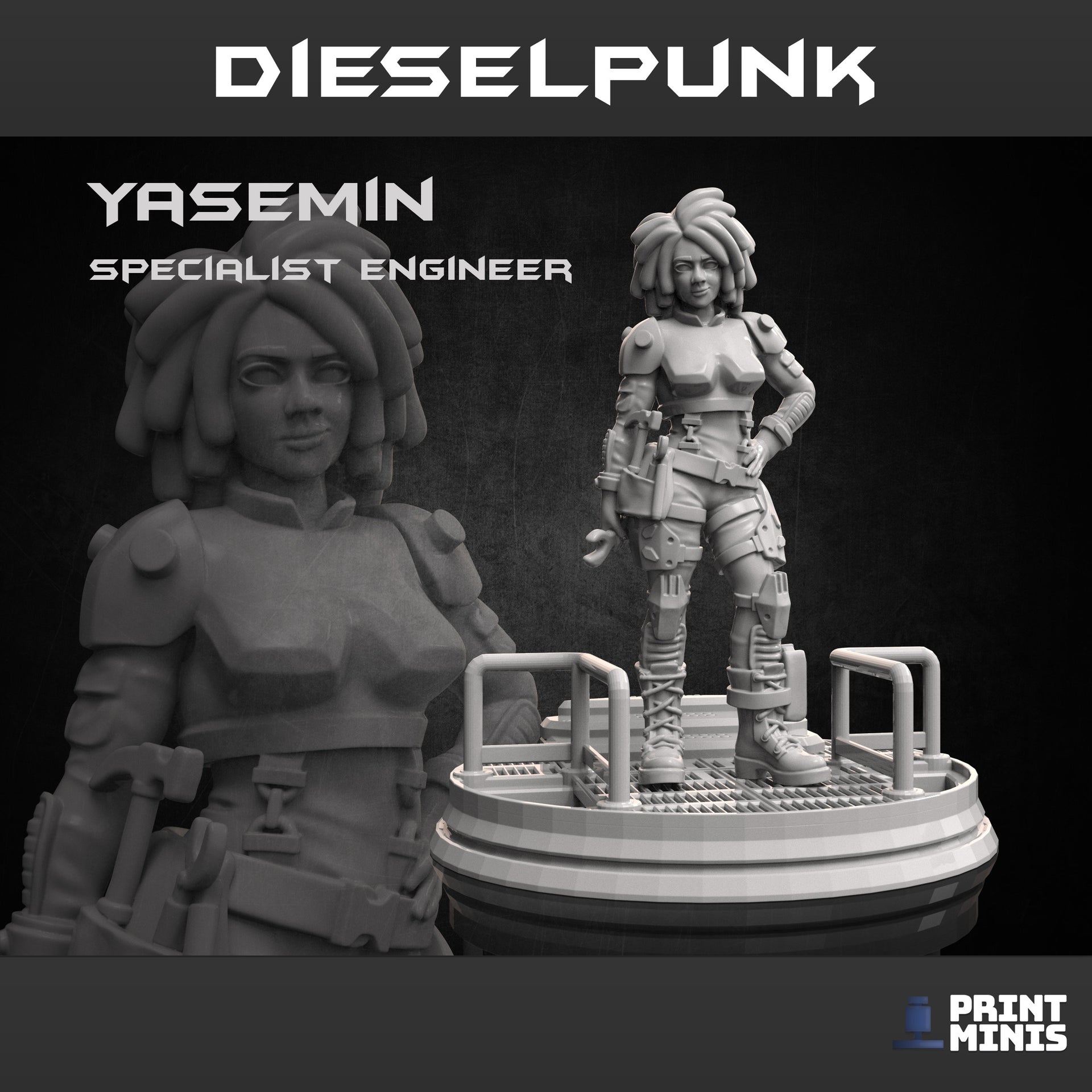 Dieselpunk Heroes - Print Minis