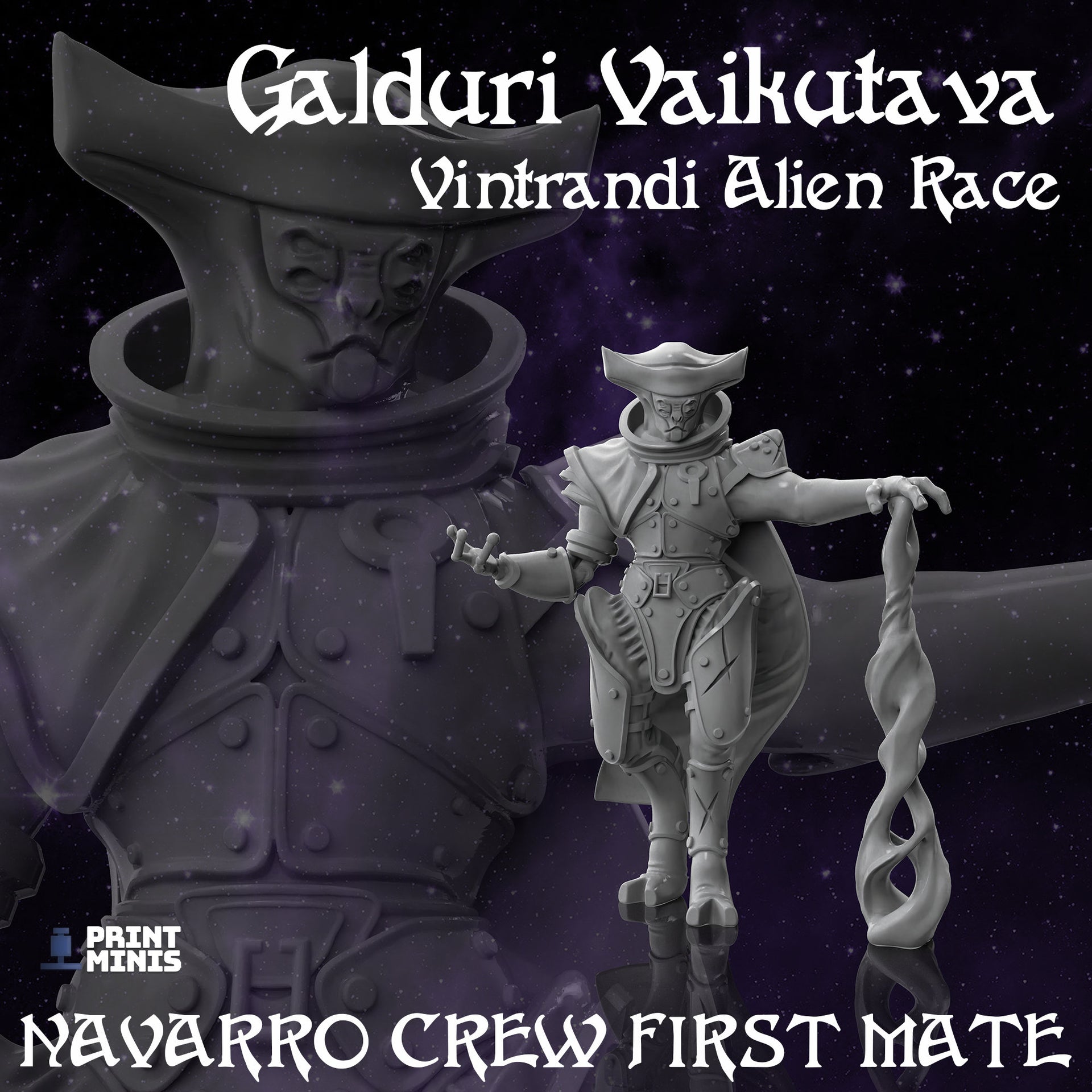 Space Pirate First Mate, Galduri Vaikutarva - Print Minis